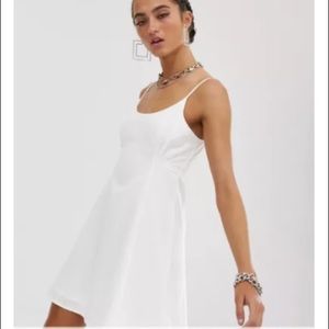 ASOS Collusion Cotton Linen Cami Mini Dress